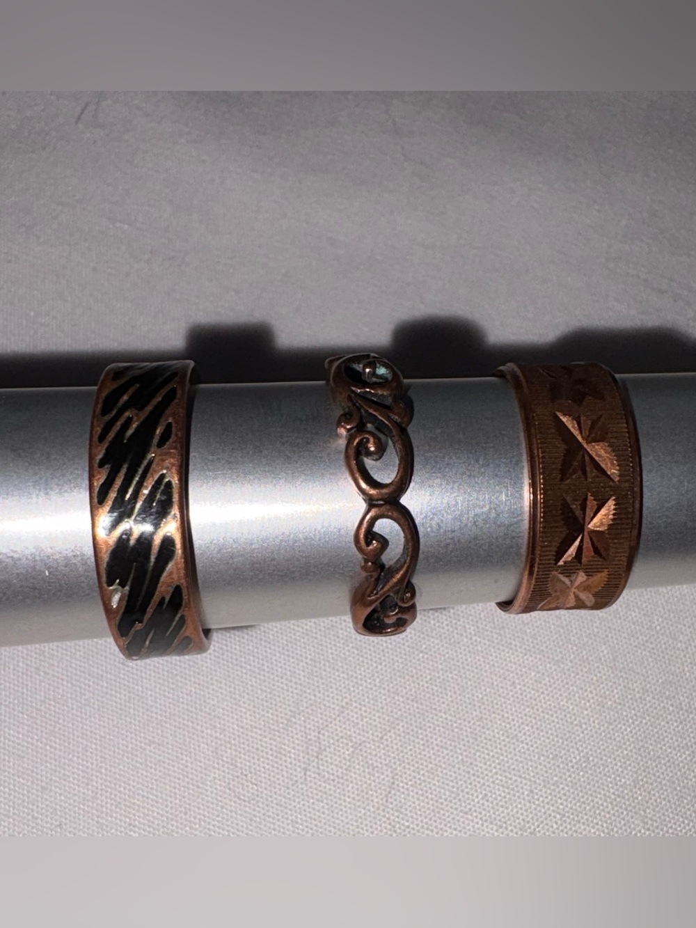 Copper Rings Lot. 3 count